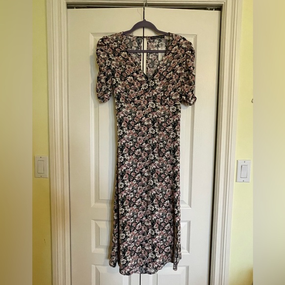 BNWT Abercrombie Floral Midi Dress - Picture 1 of 7